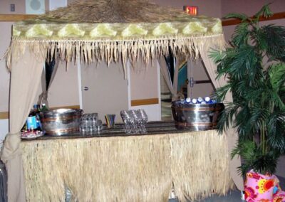 decor calgary event decorations Tiki Hut Decor for bar services