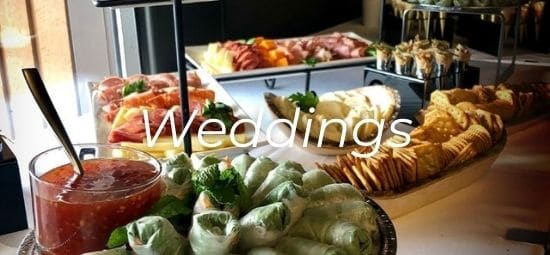 Wedding buffet stand